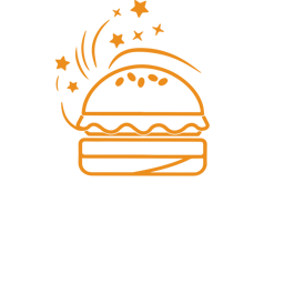 Nybrogård Pizza & Burger logo.